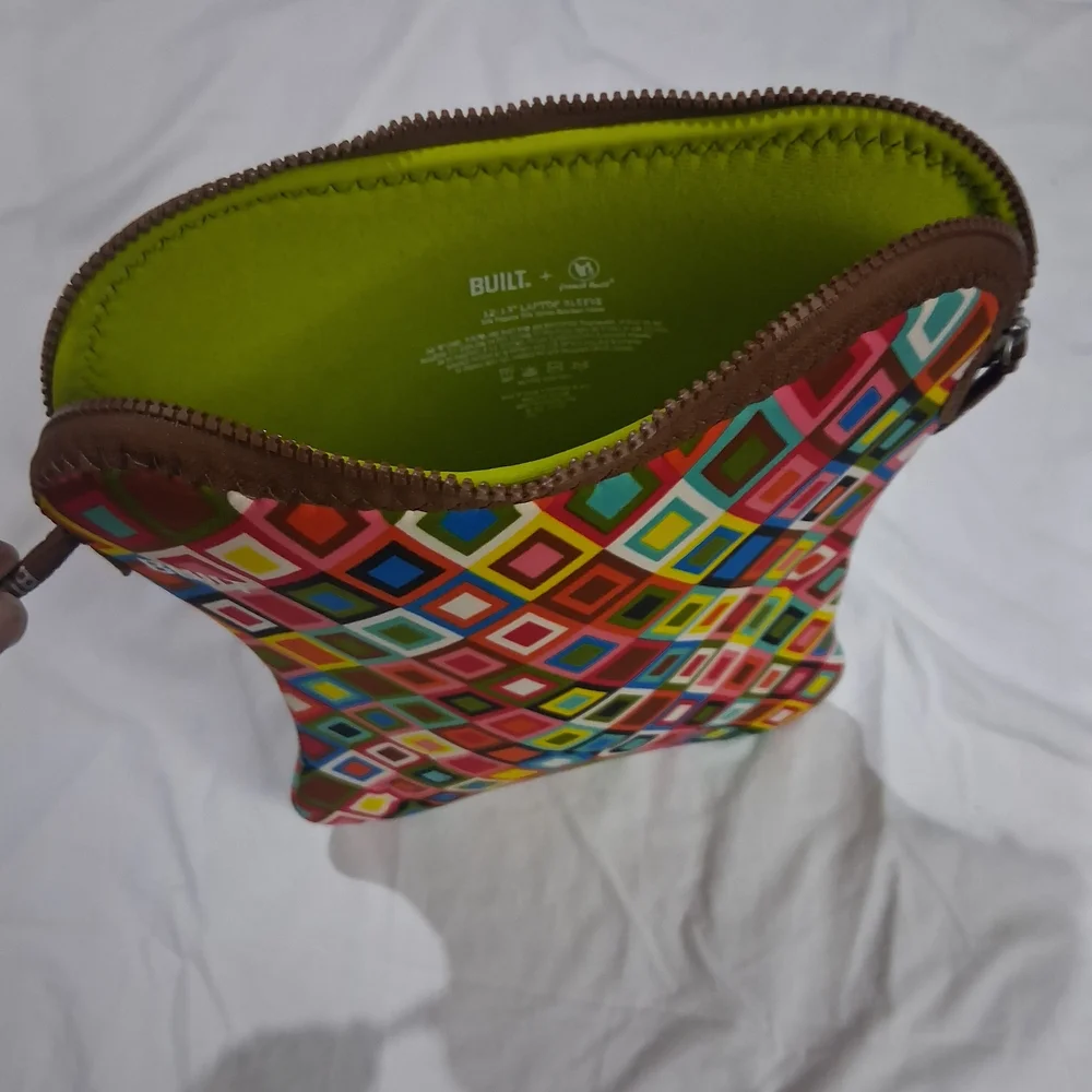 BUILT Multicolor Geometric Storage Pouch - Picture 3 of 4